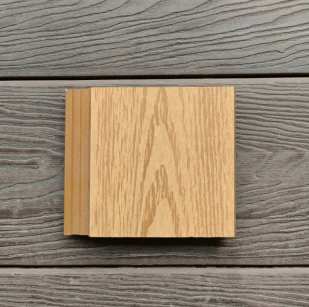 156x21mm Wood grain Exterior WPC wall panel
