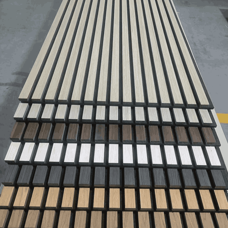 Acoustic Slat Panel Wood Akustik Panel